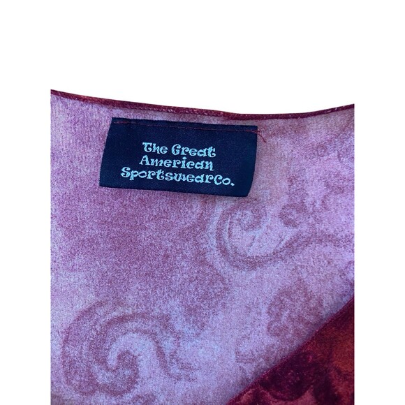 Vintage Y2K Babydoll Top Size S Red Bell Sleeves Witchy Whimsygoth Dark Fairy - Picture 7 of 9